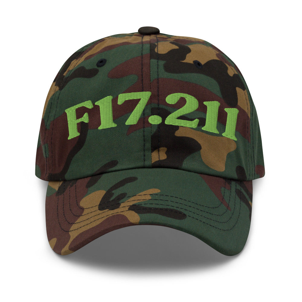 F17.211 Nicotine Dependence In Remission - Green Camo / Kiwi Green
