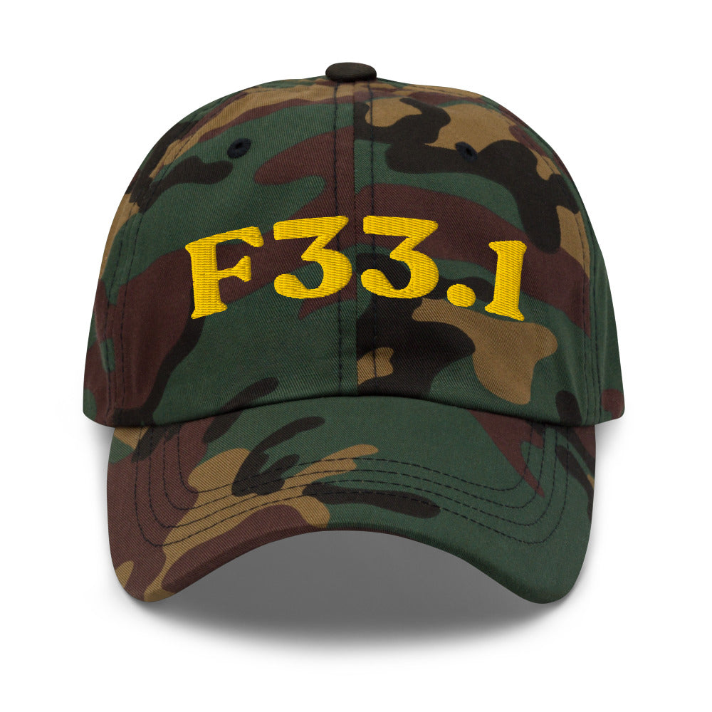F33.1 Major Depressive Disorder, Recurrent Moderate - Green Camo / Gold