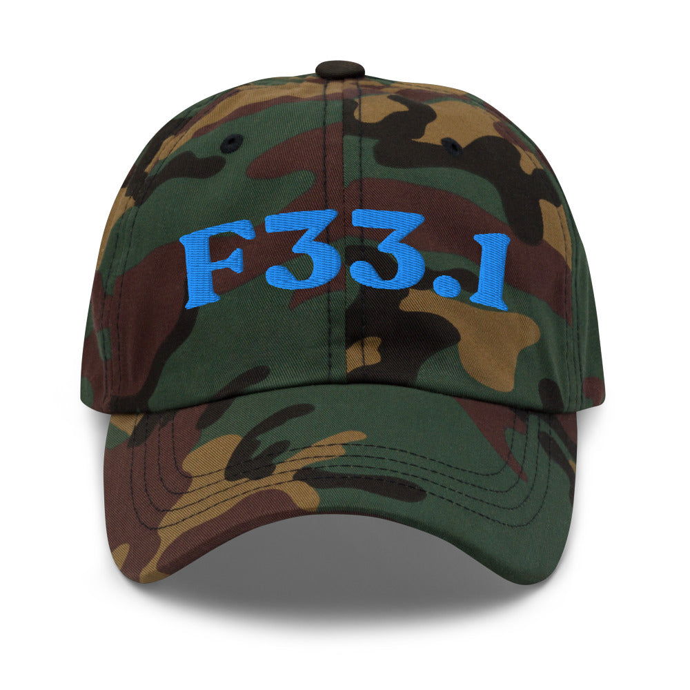 F33.1 Major Depressive Disorder, Recurrent Moderate - Green Camo / Aqua/Teal