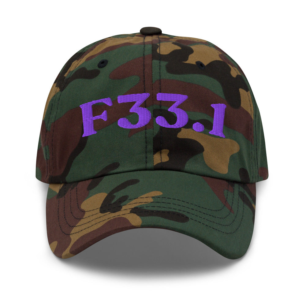 F33.1 Major Depressive Disorder, Recurrent Moderate - Green Camo / Purple