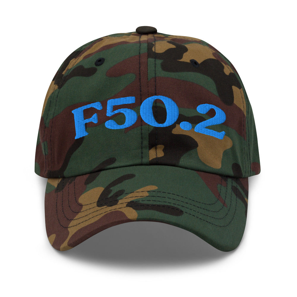F50.2 Bulimia Nervosa - Green Camo / Aqua/Teal
