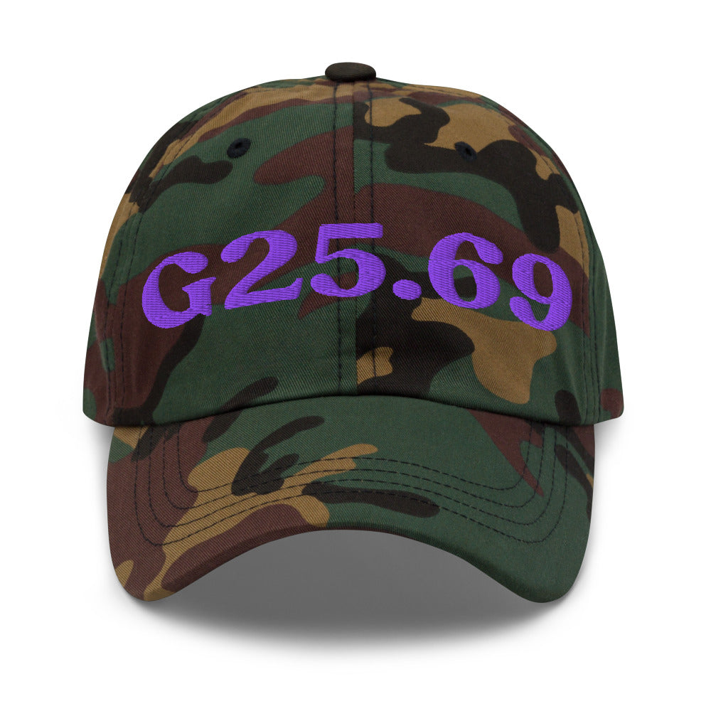 G25.69 Tic Disorder, Unspecified - Green Camo / Purple