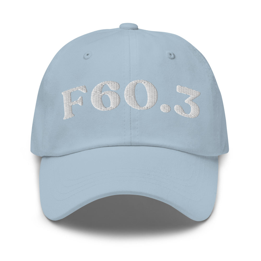 F60.3 Borderline Personality Disorder - Light Blue / White