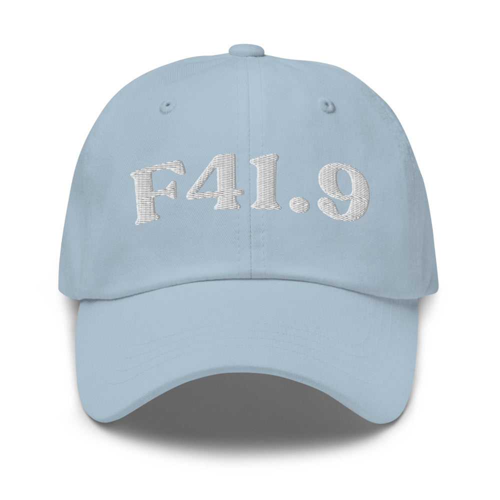 F41.9 Anxiety Disorder - Light Blue / White
