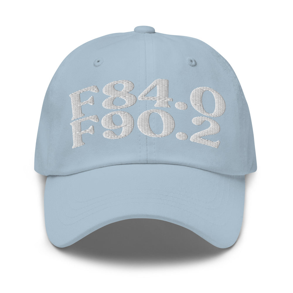 AuDHD (Autism + ADHD) - Light Blue / White