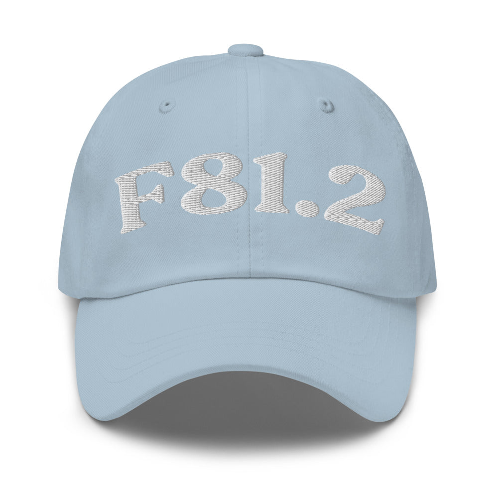 F81.2 Dyscalculia - Light Blue / White