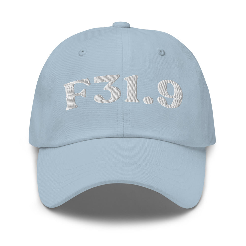 F31.9 Bipolar Disorder - Light Blue / White