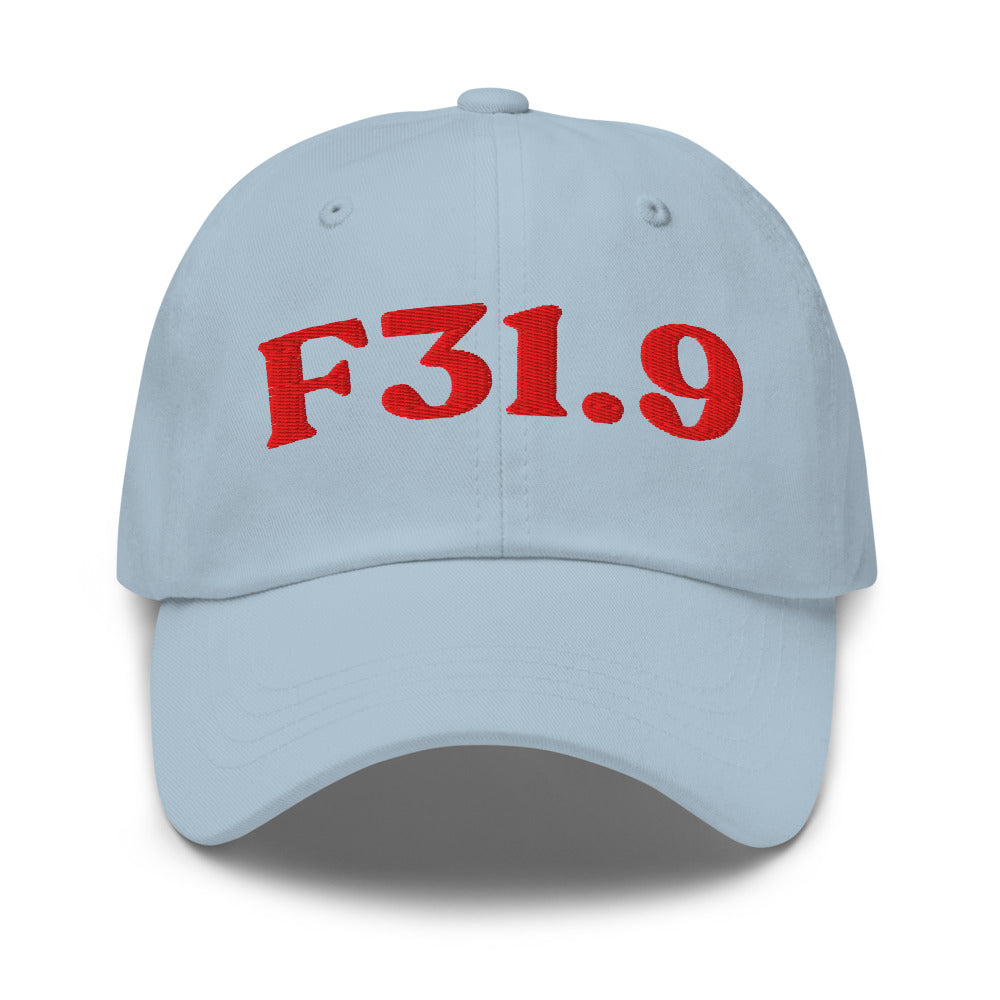 F31.9 Bipolar Disorder - Light Blue / Red
