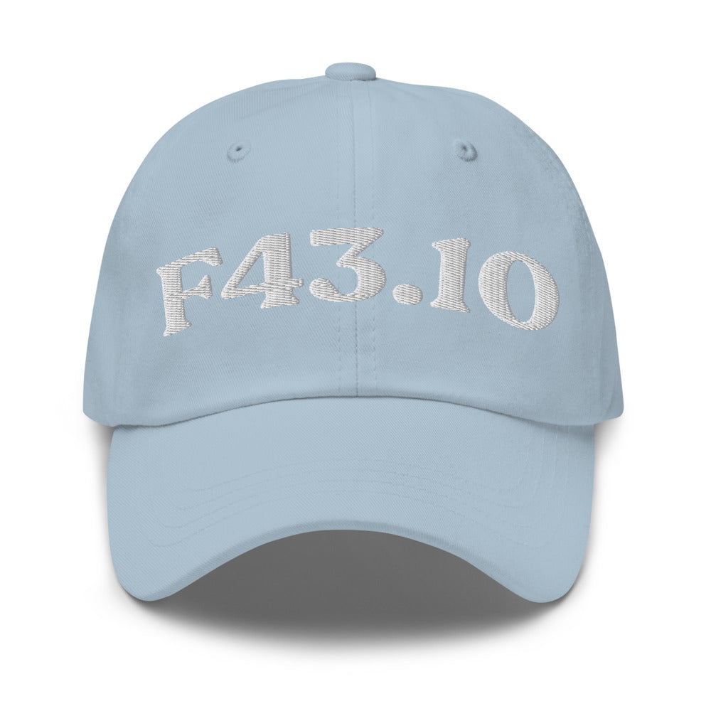 F43.10 Post-Traumatic Stress Disorder - Light Blue / White