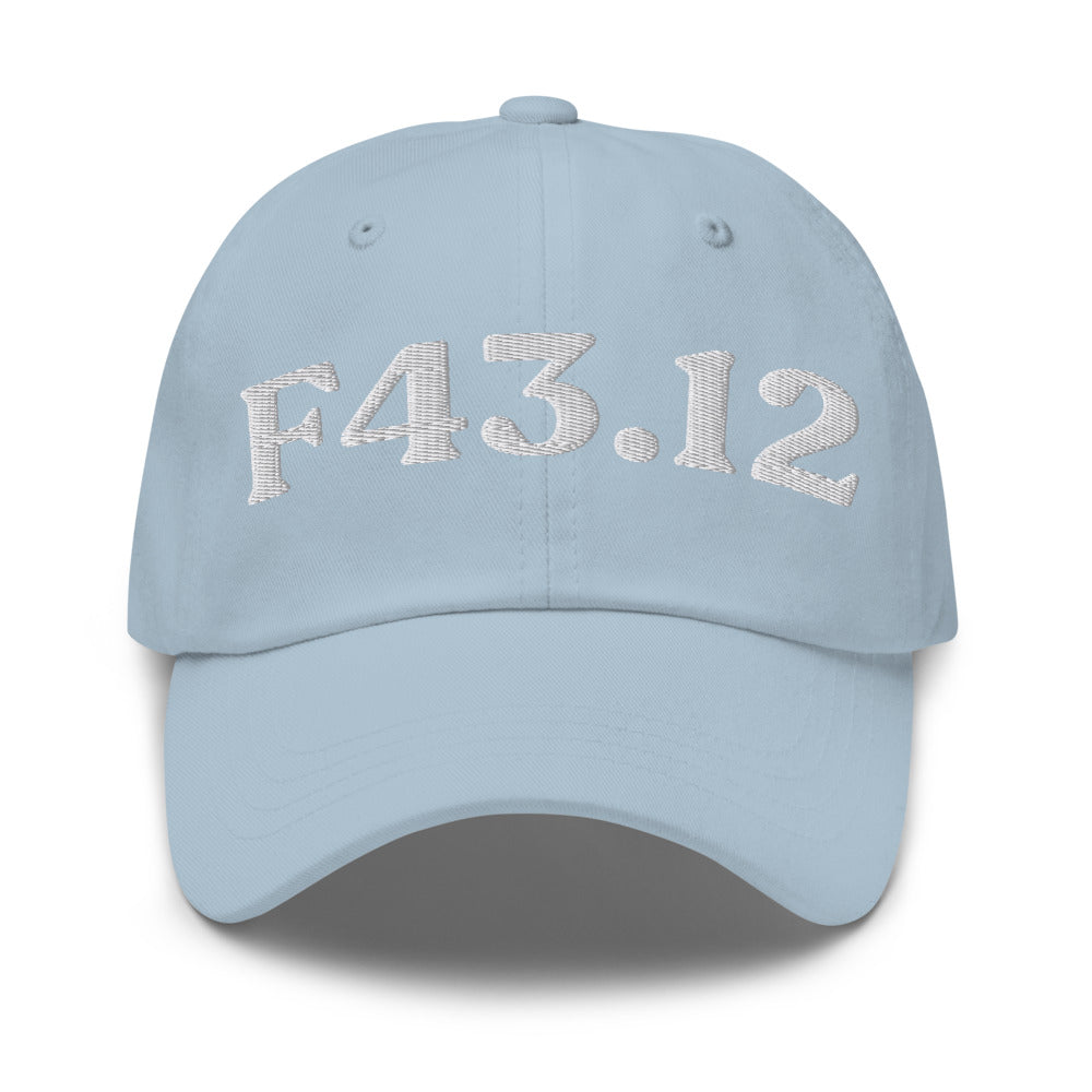 F43.12 - Light Blue / White