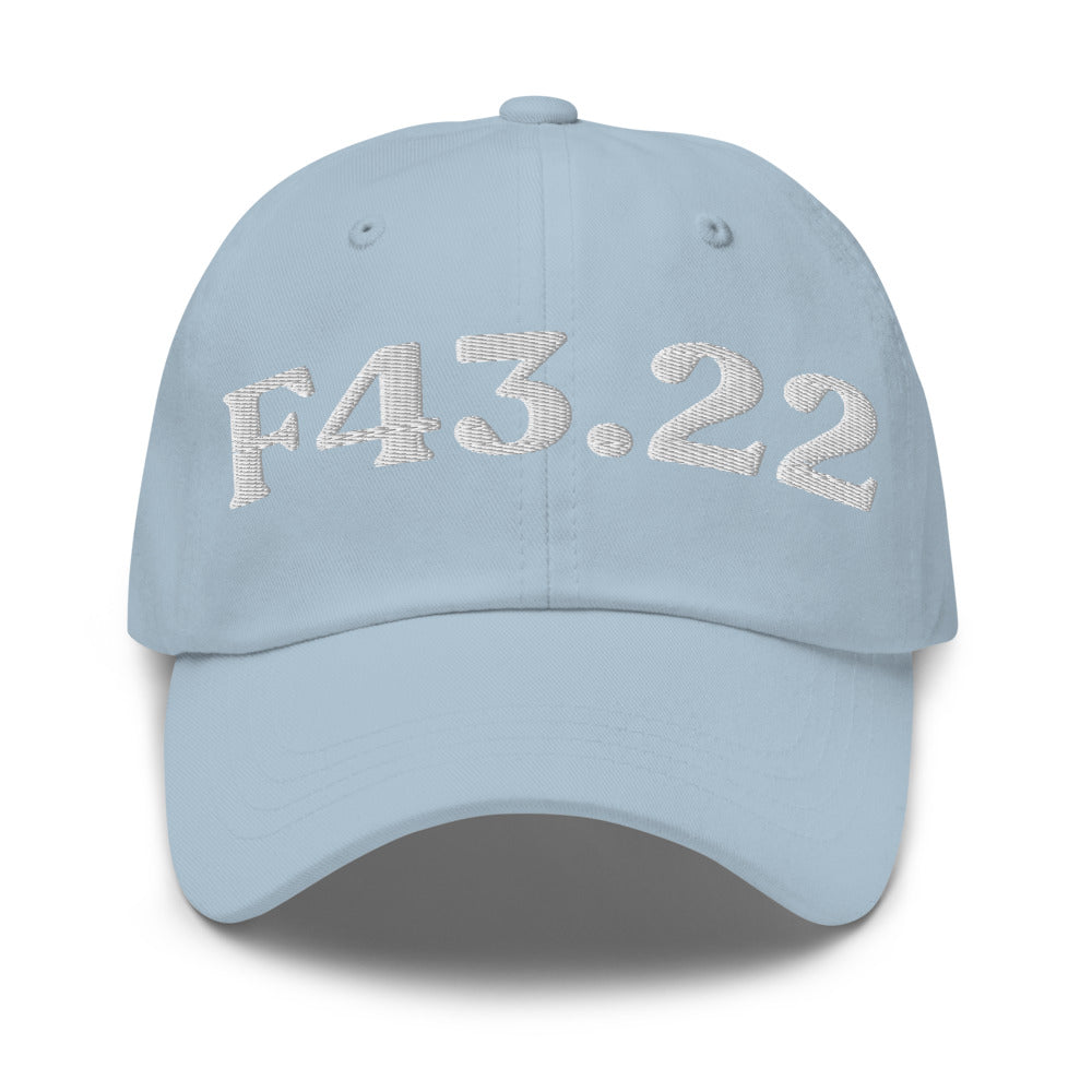 F43.22 Adjustment Disorder With Anxiety - Light Blue / White
