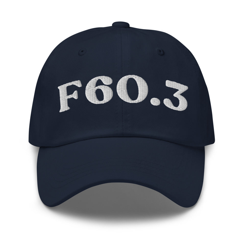 F60.3 Borderline Personality Disorder - Navy / White