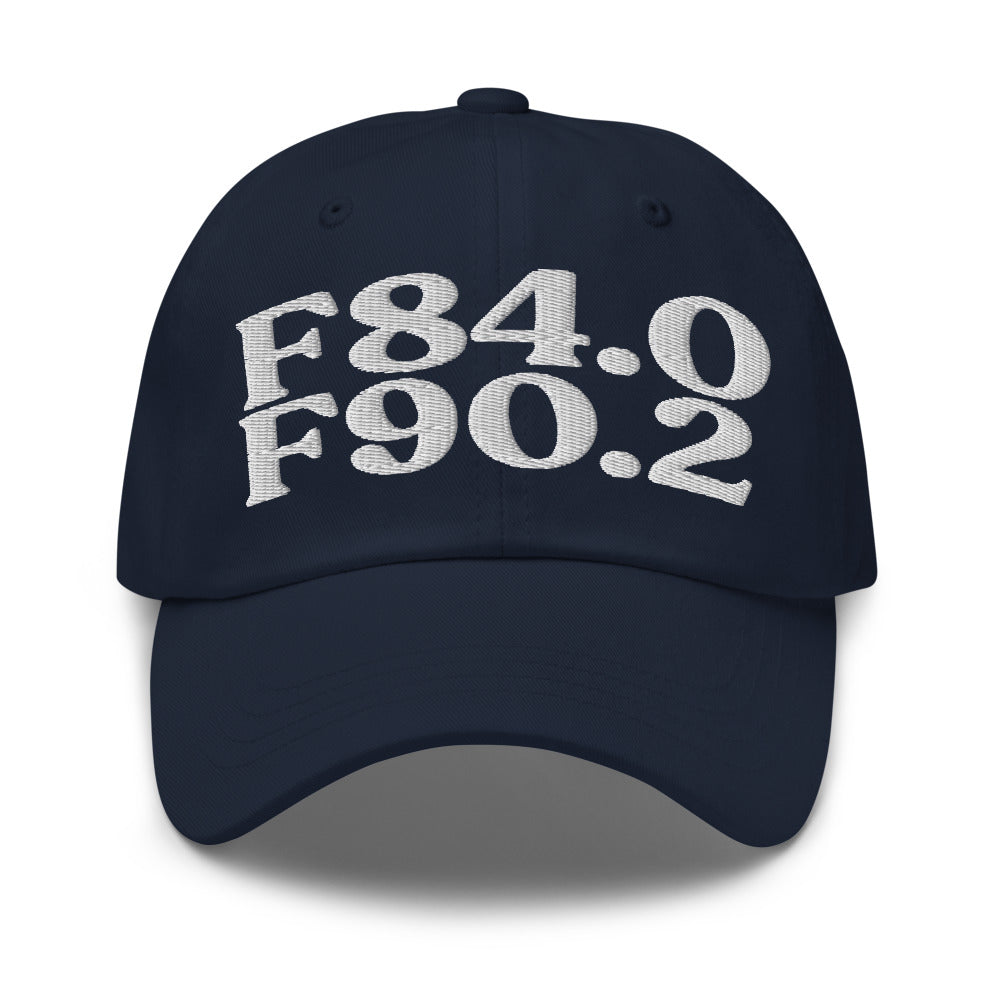 AuDHD (Autism + ADHD) - Navy / White