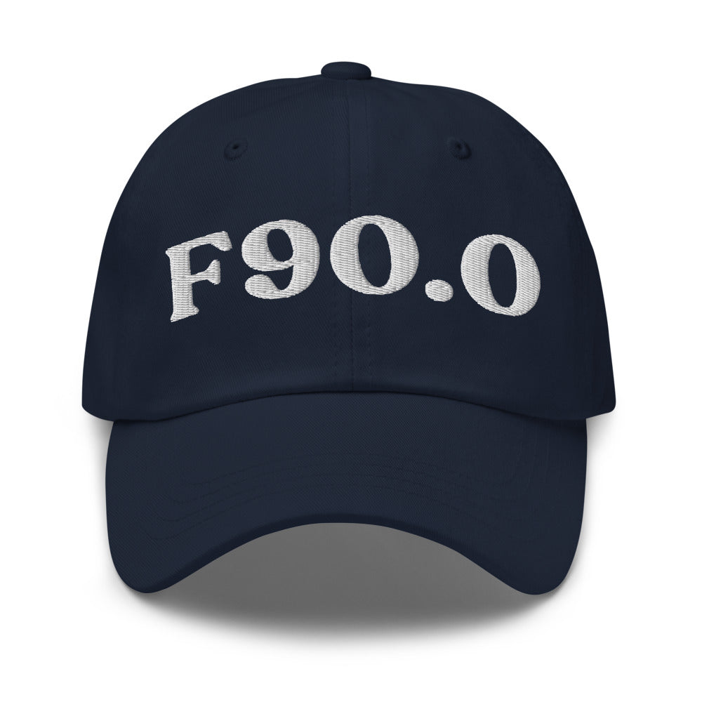 F90.0 ADHD, Predominantly Inattentive - Navy / White