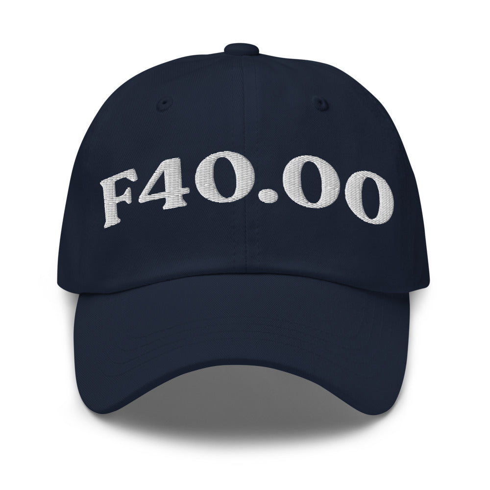 F40.00 Agoraphobia - Navy / White
