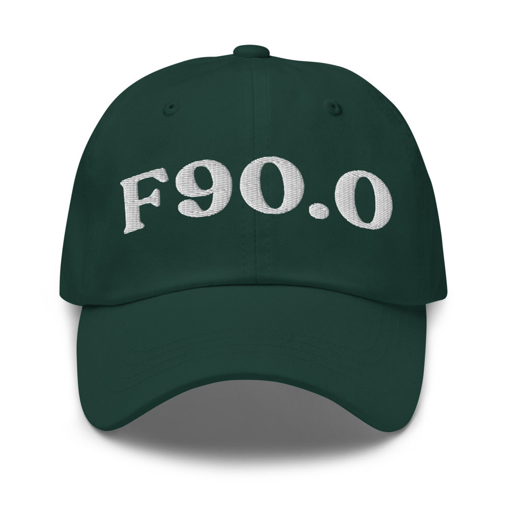 F90.0 ADHD, Predominantly Inattentive - Spruce / White