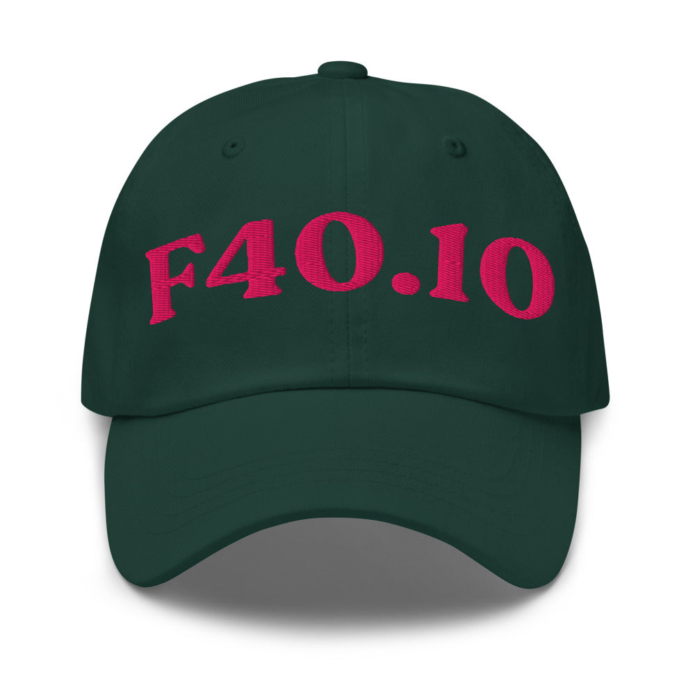 F40.10 - Spruce / Flamingo