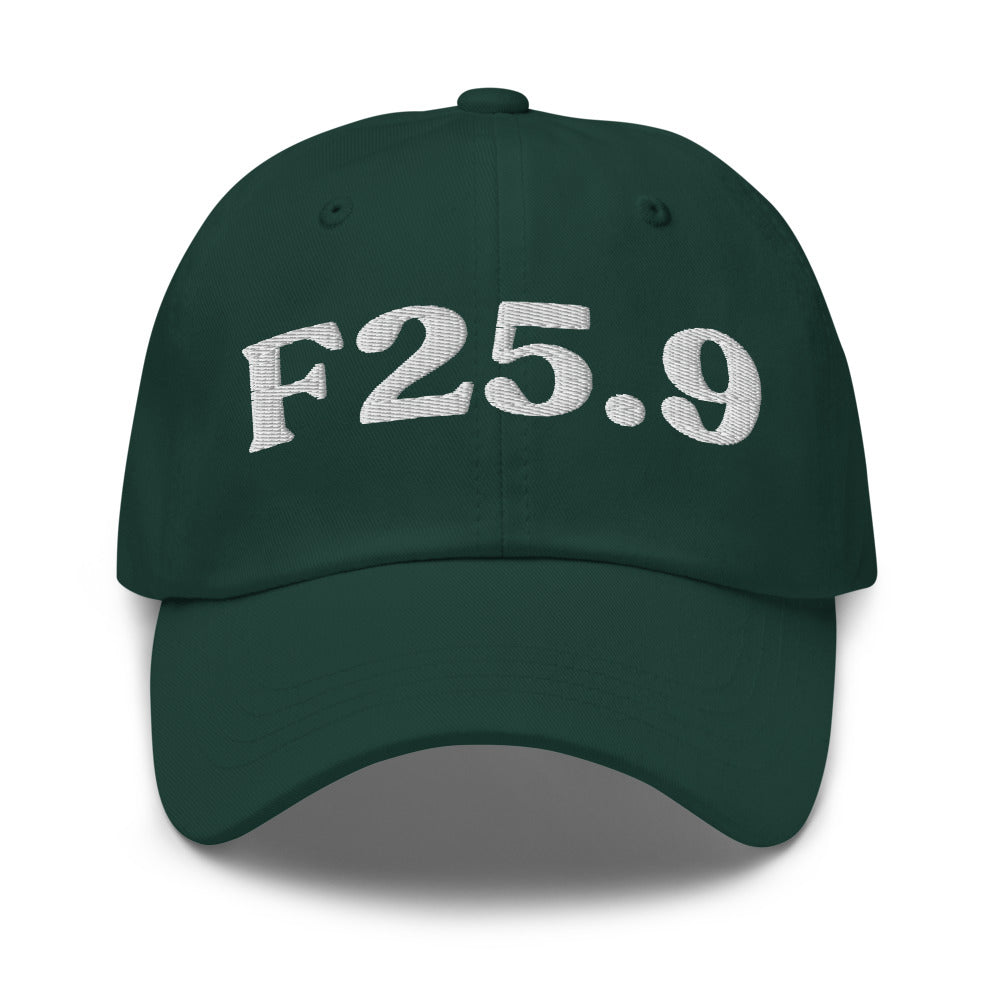 F25.9 Schizoaffective Disorder - Spruce / White