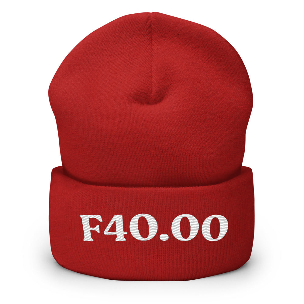 F40.00 | Product 266 | Red | White