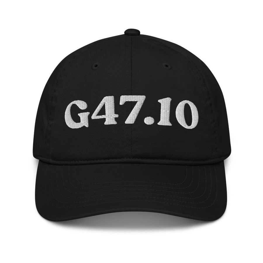 G47.10 Hypersomnia: Organic Baseball Cap – hat preview
