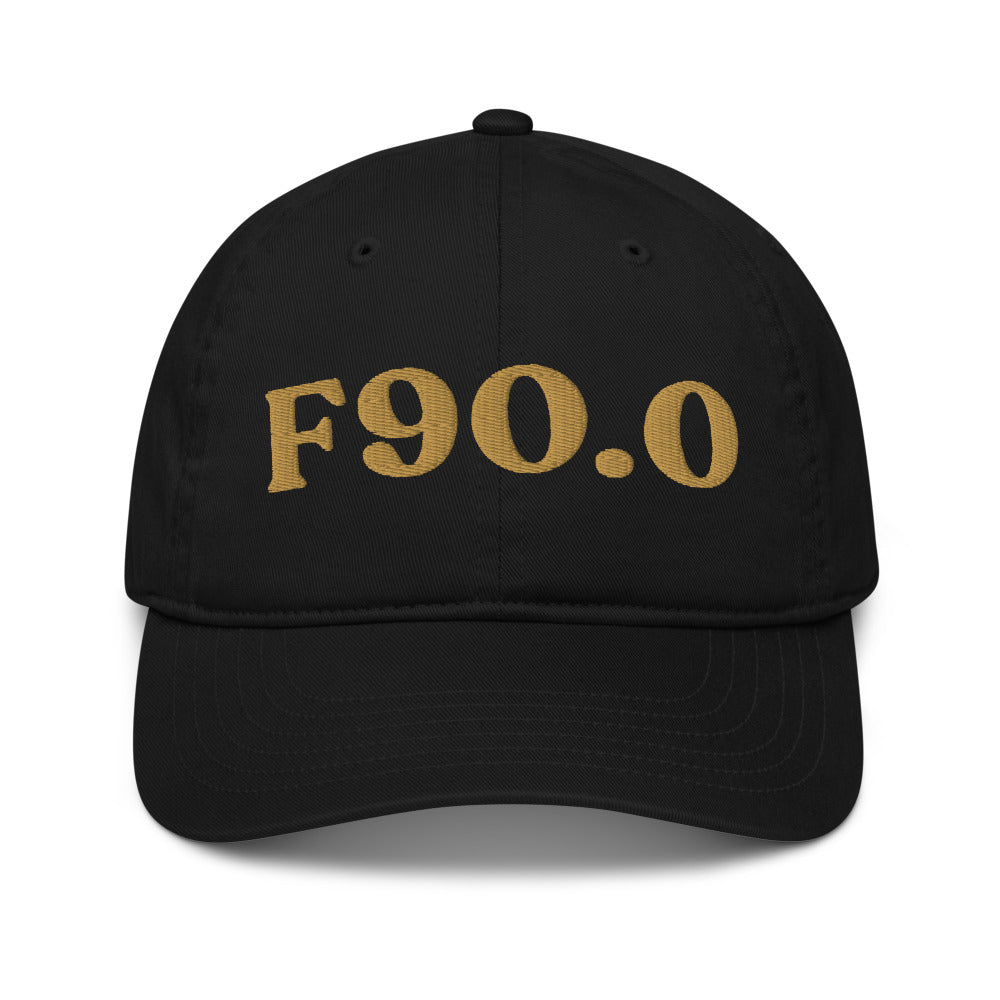 F90.0 ADHD, Predominantly Inattentive - Black / Old Gold