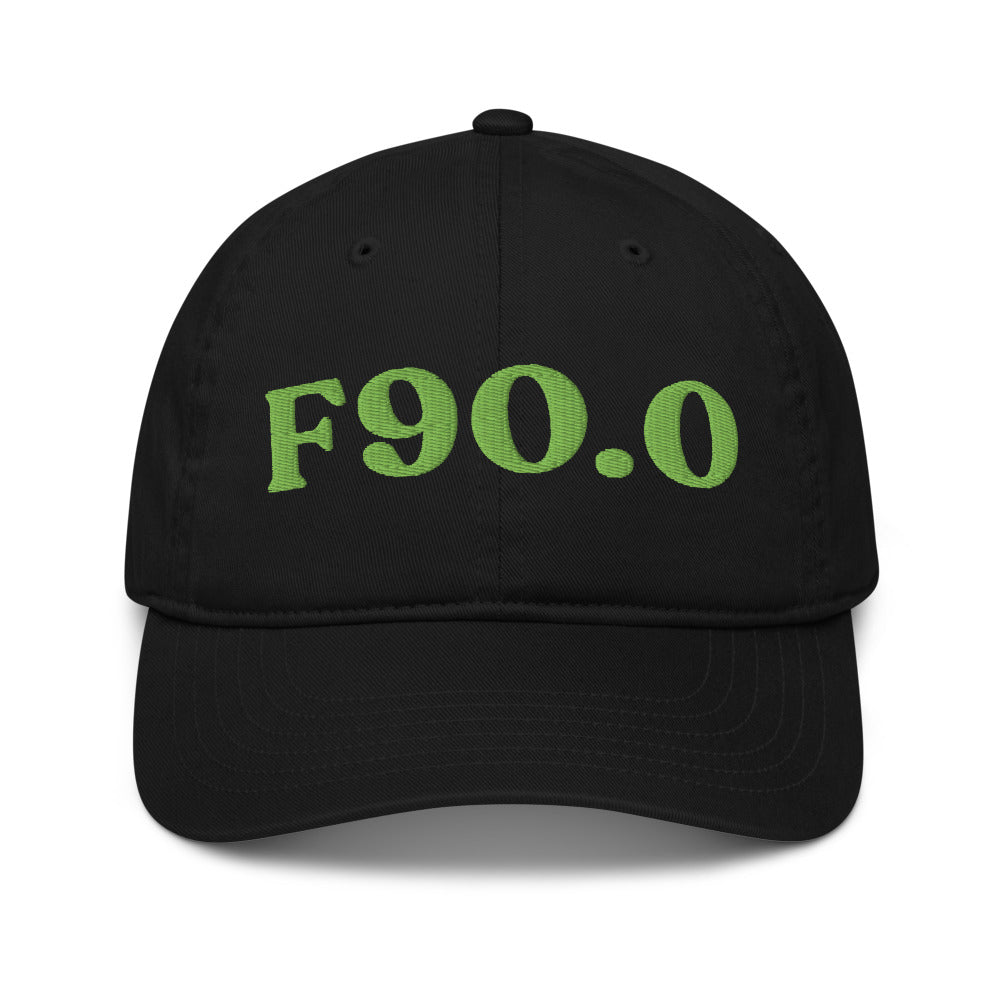 F90.0 ADHD, Predominantly Inattentive - Black / Kiwi Green