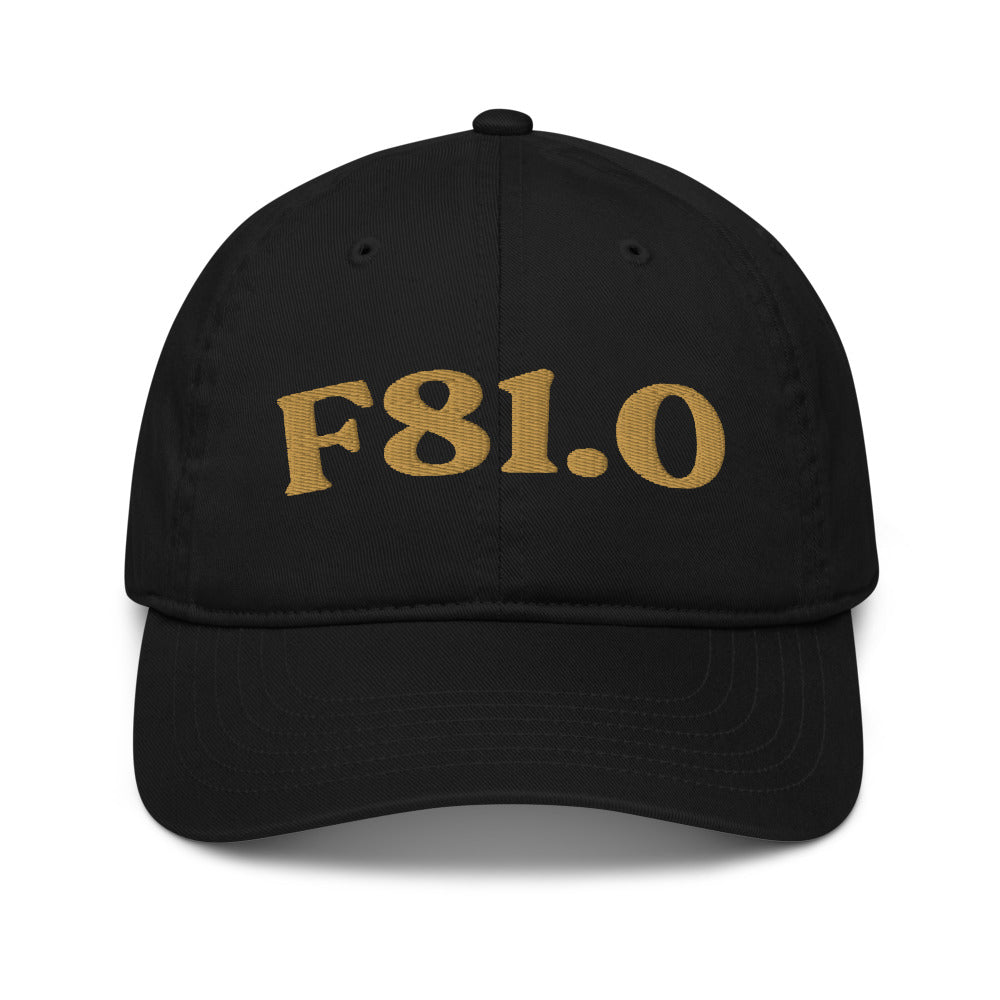 F81.0 Dyslexia - Black / Old Gold