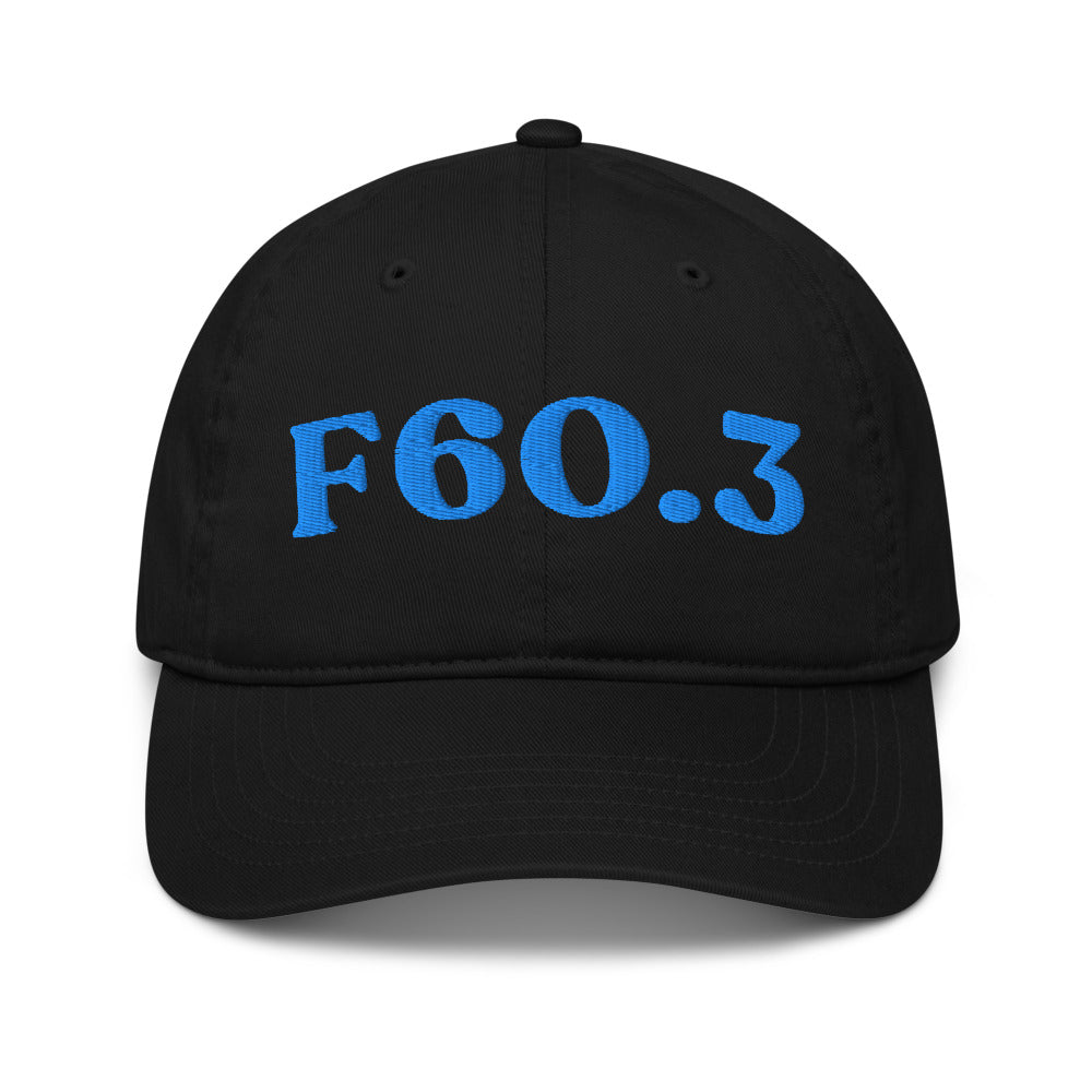 F60.3 Borderline Personality Disorder - Black / Aqua/Teal