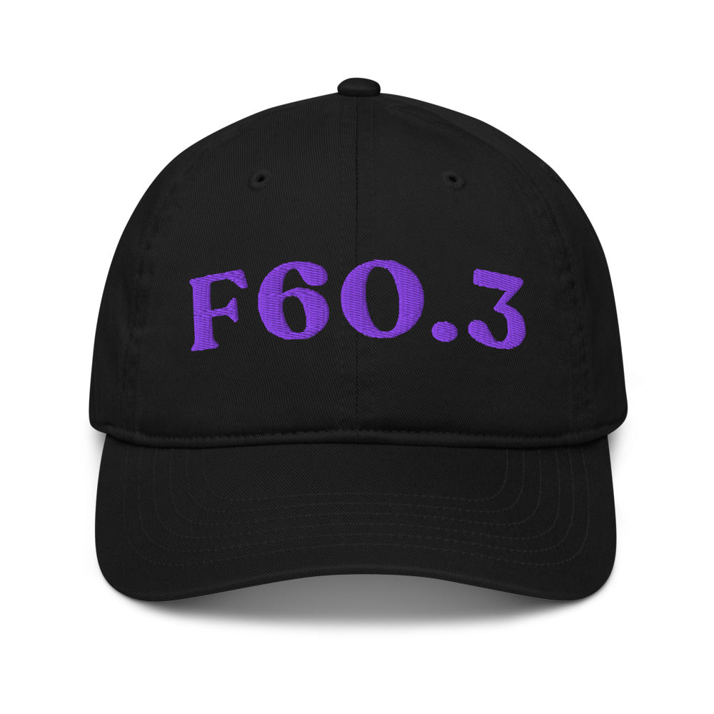 F60.3 Borderline Personality Disorder - Black / Purple