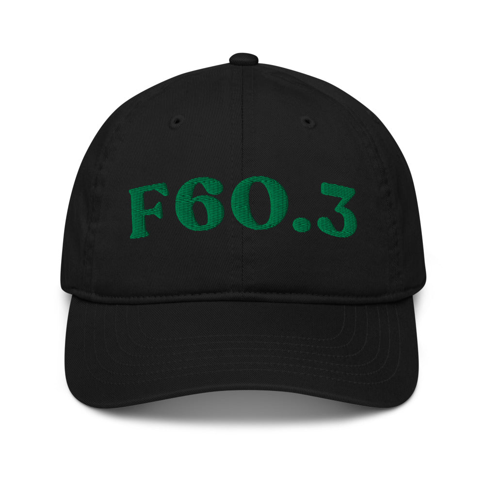 F60.3 Borderline Personality Disorder - Black / Kelly Green