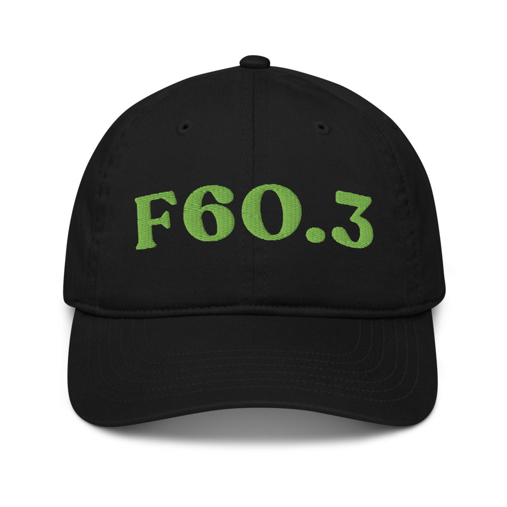 F60.3 Borderline Personality Disorder - Black / Kiwi Green