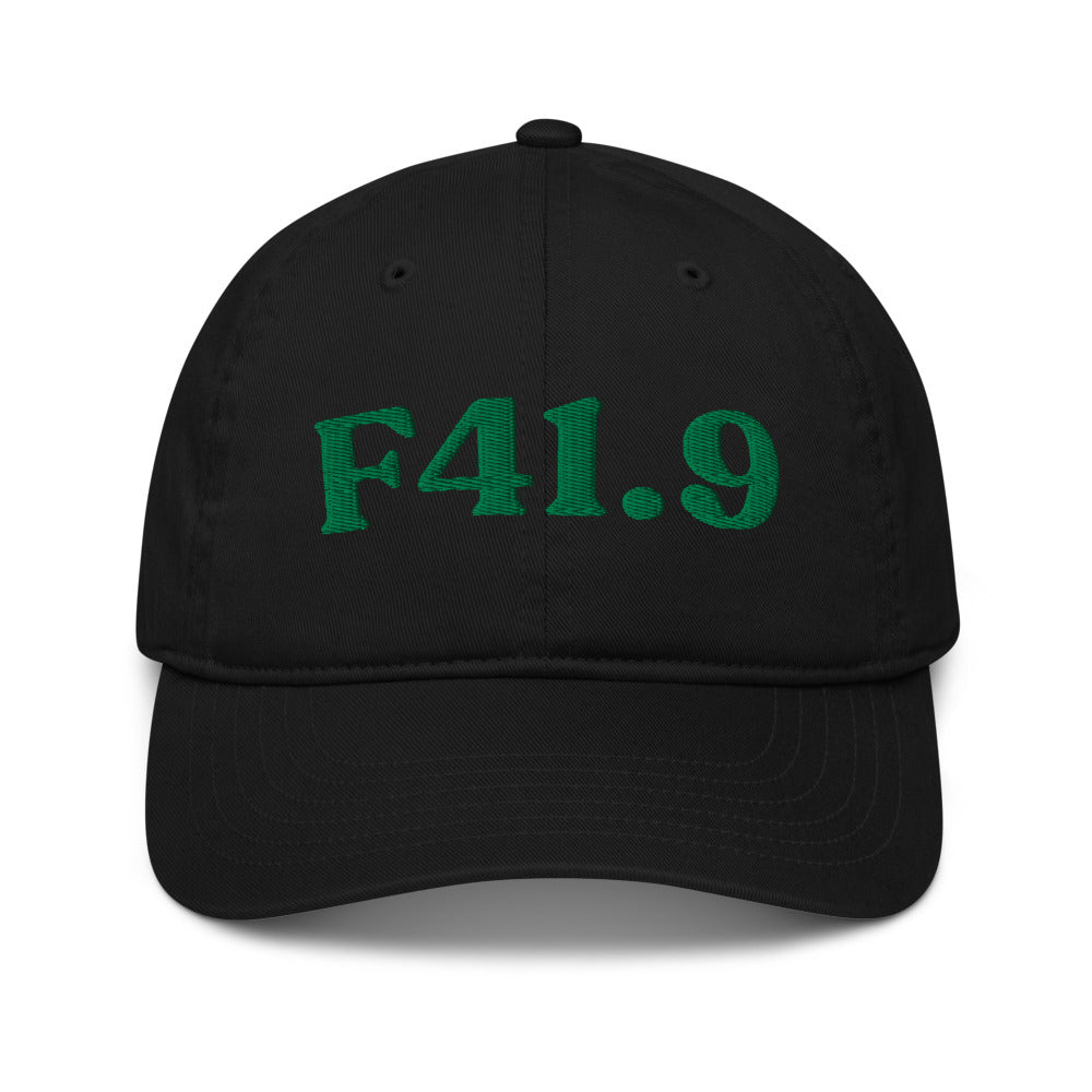 F41.9 Anxiety Disorder - Black / Kelly Green