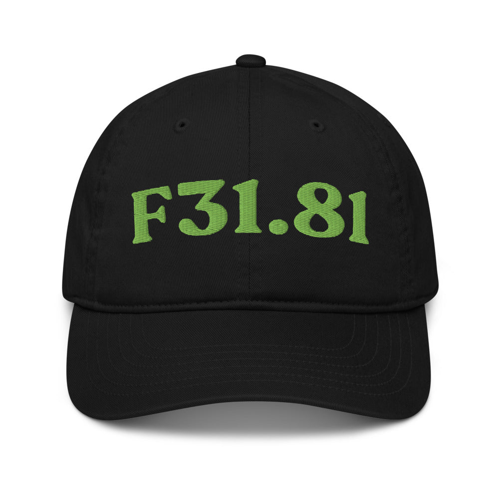 F31.81 Bipolar II Disorder - Black / Kiwi Green