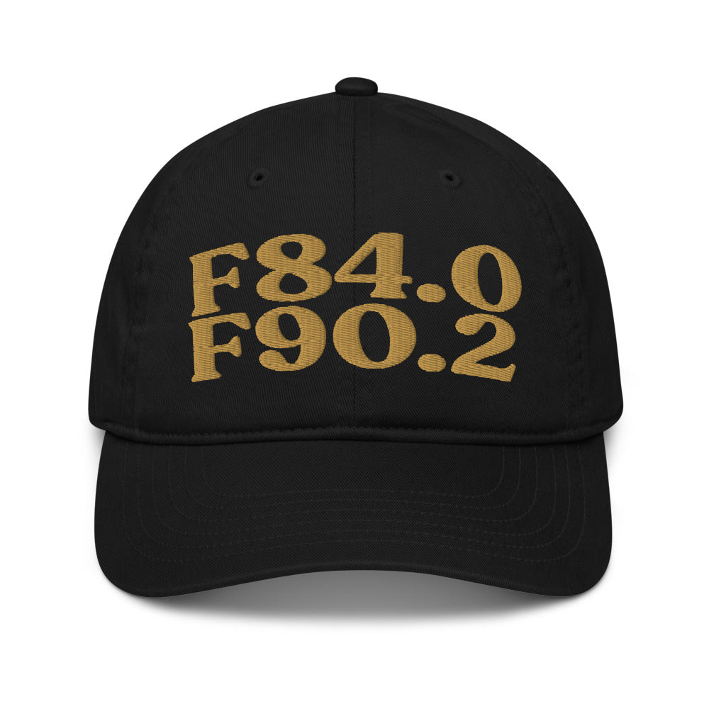 AuDHD (Autism + ADHD) - Black / Old Gold