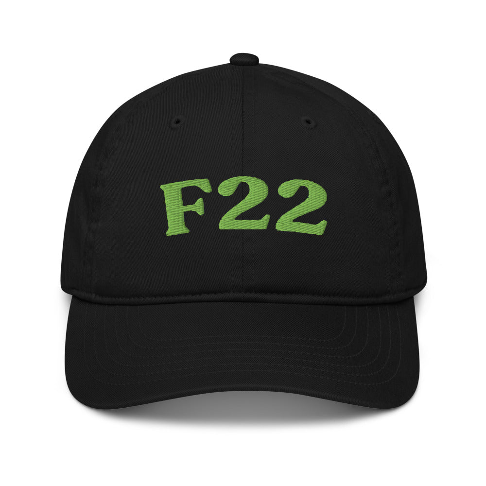 F22 Delusional Disorder - Black / Kiwi Green