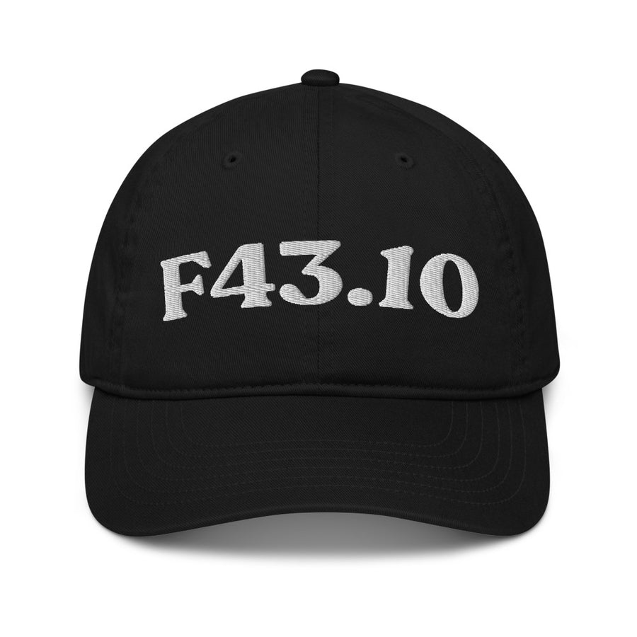 F43.10 Post-Traumatic Stress Disorder: Organic Baseball Cap – hat preview