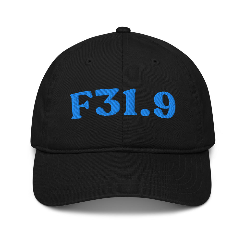 F31.9 Bipolar Disorder - Black / Aqua/Teal