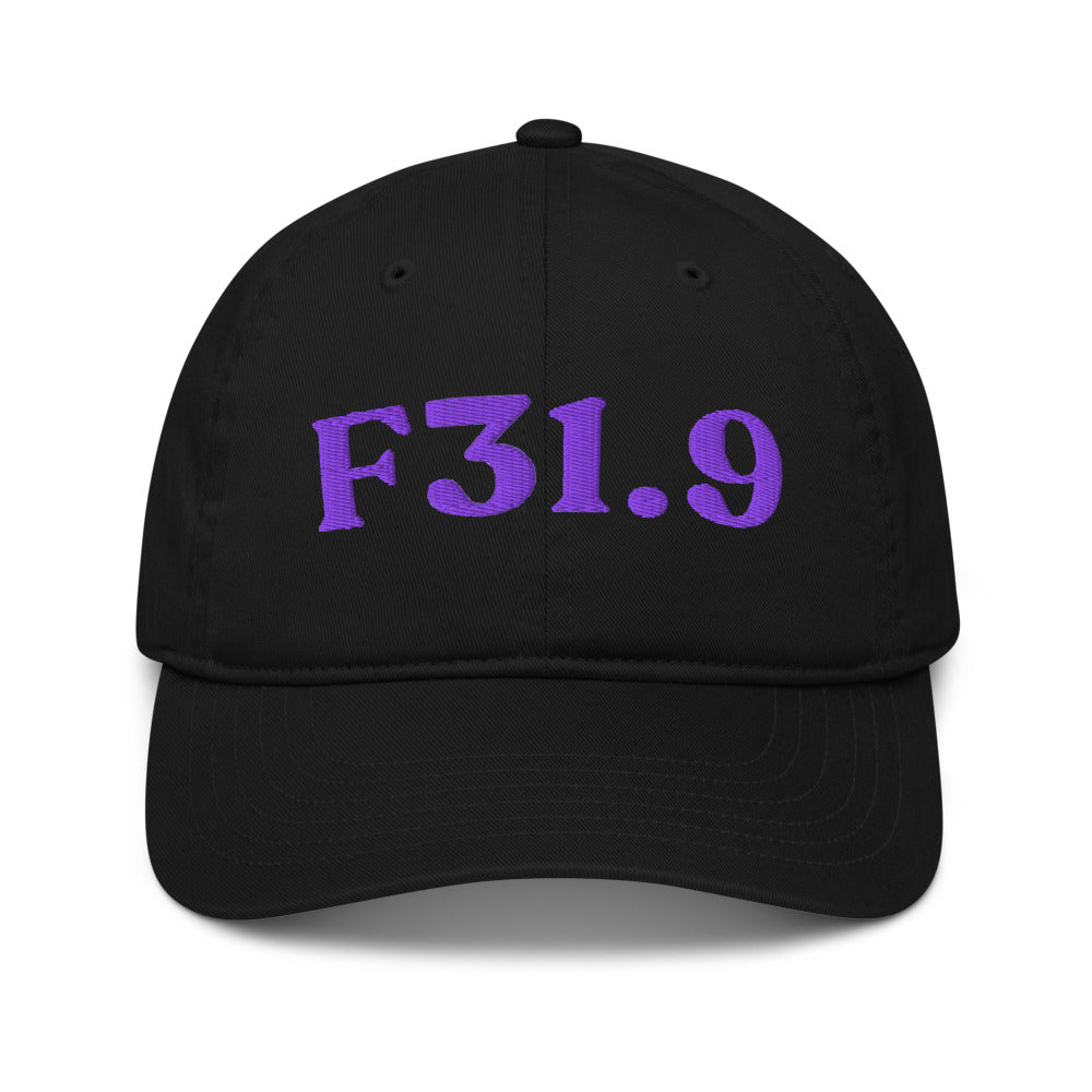 F31.9 Bipolar Disorder - Black / Purple