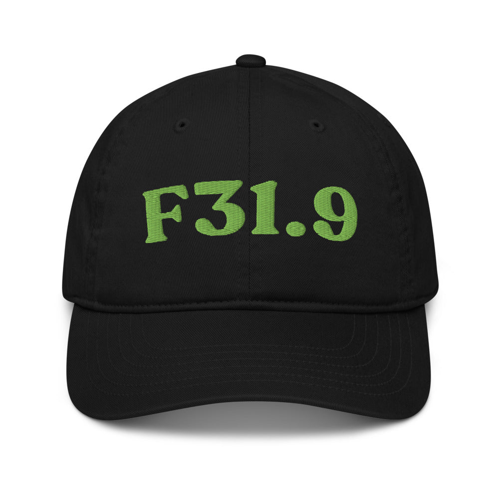 F31.9 Bipolar Disorder - Black / Kiwi Green