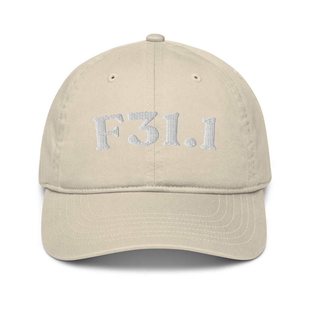 F31.1 Bipolar I Disorder, Manic Episode - Oyster / White