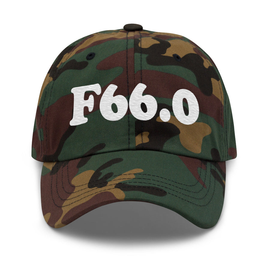 F66.0 Sexual Maturation Disorder: White-rectangle Classic Dad Hat