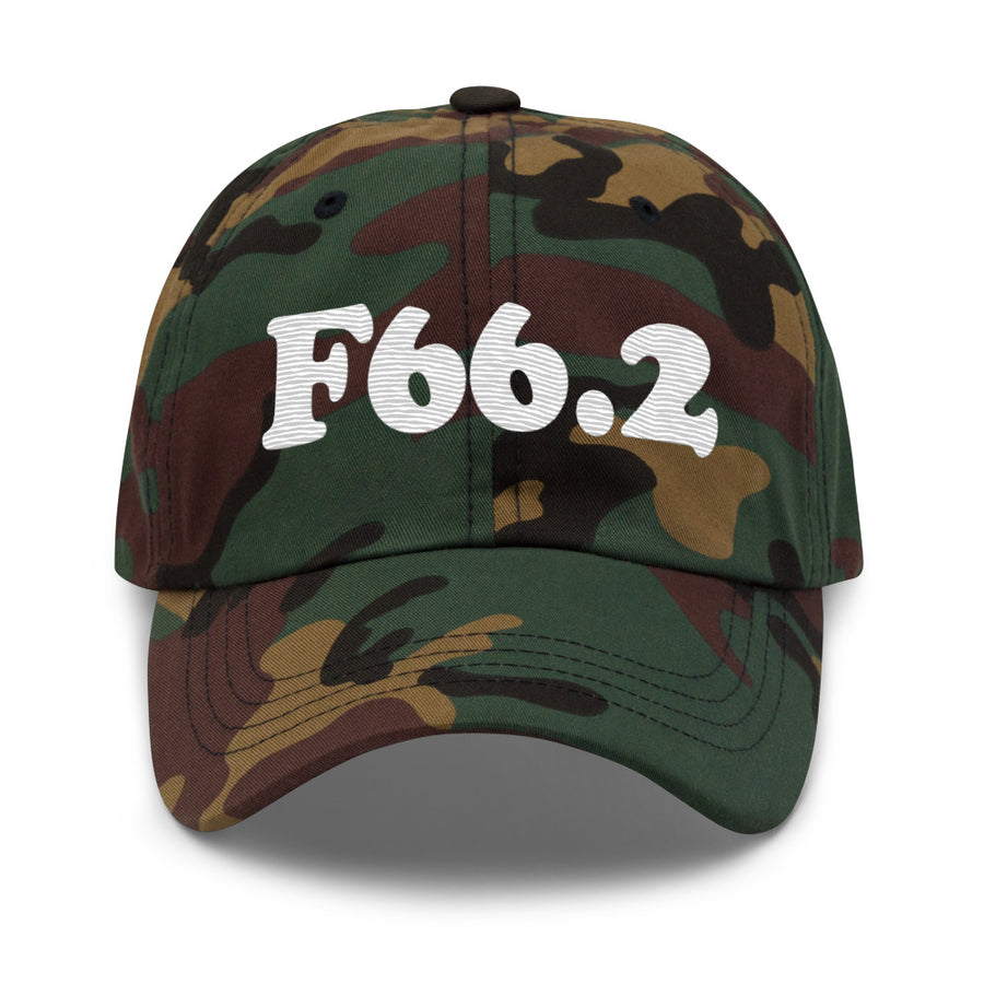 F66.2 Sexual Relationship Disorder: White-rectangle Classic Dad Hat