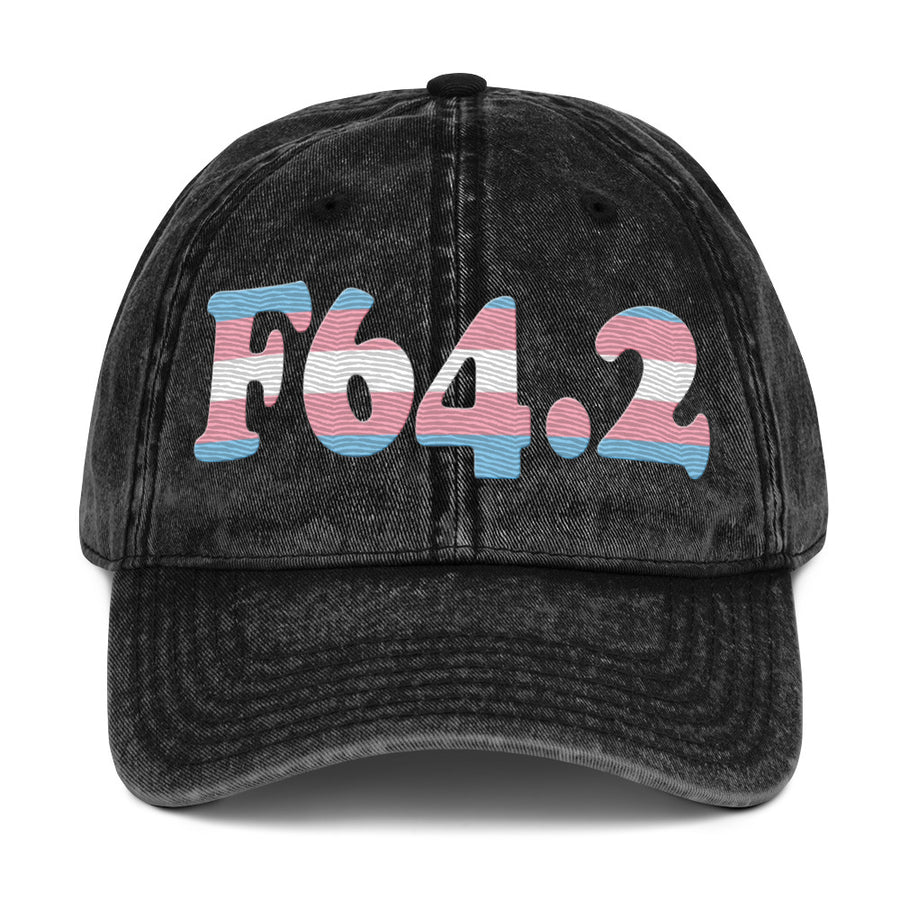 F64.2 Gender Identity Disorder of Childhood: Trans Pride Vintage Cap