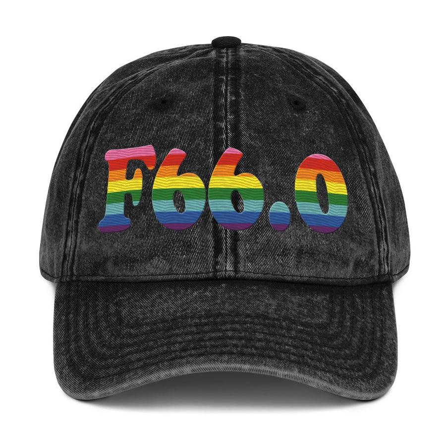F66.0 Sexual Maturation Disorder: 8-Stripe Pride Vintage Cap