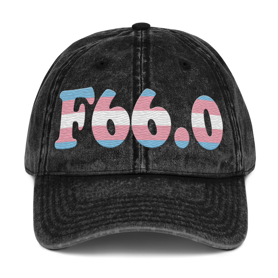 F66.0 Sexual Maturation Disorder: Trans Pride Vintage Cap
