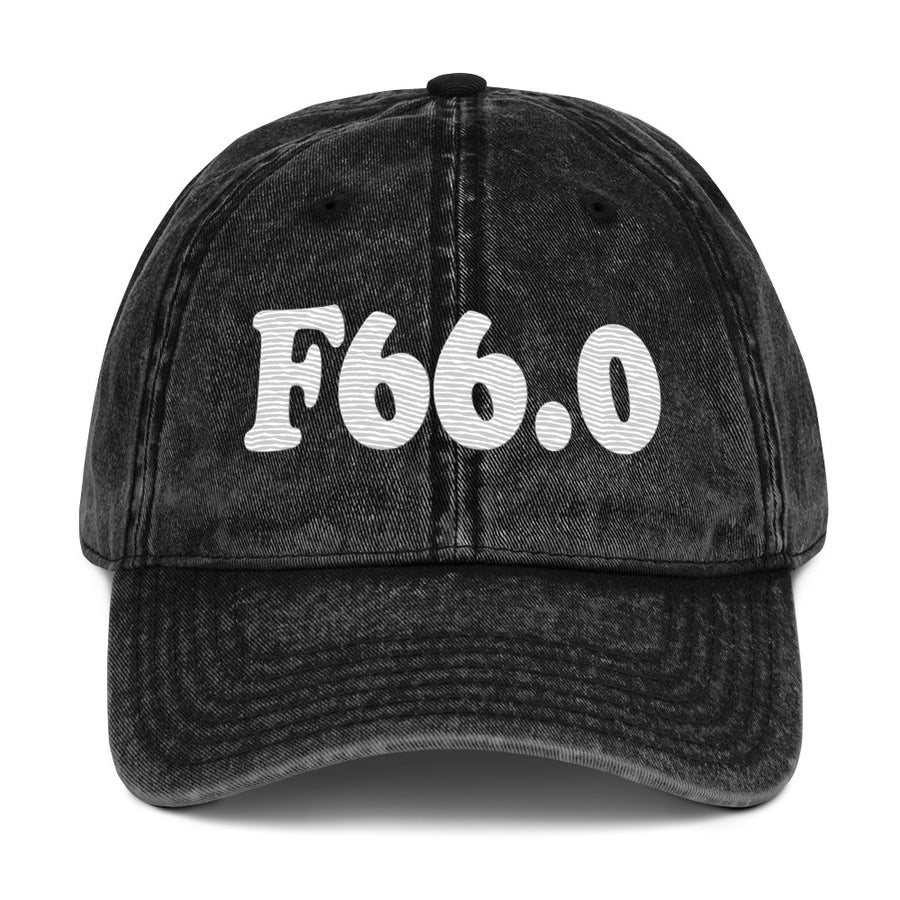 F66.0 Sexual Maturation Disorder: White-rectangle Vintage Cap