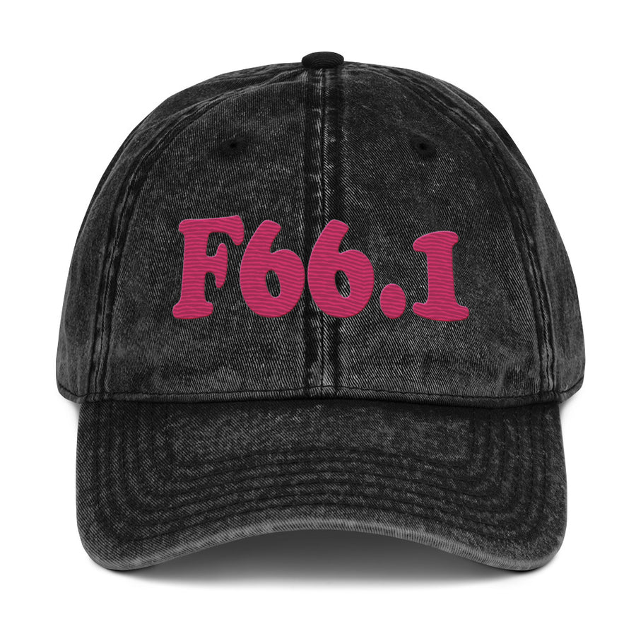 F66.1 Egodystonic Sexual Orientation: Pink-rectangle Vintage Cap