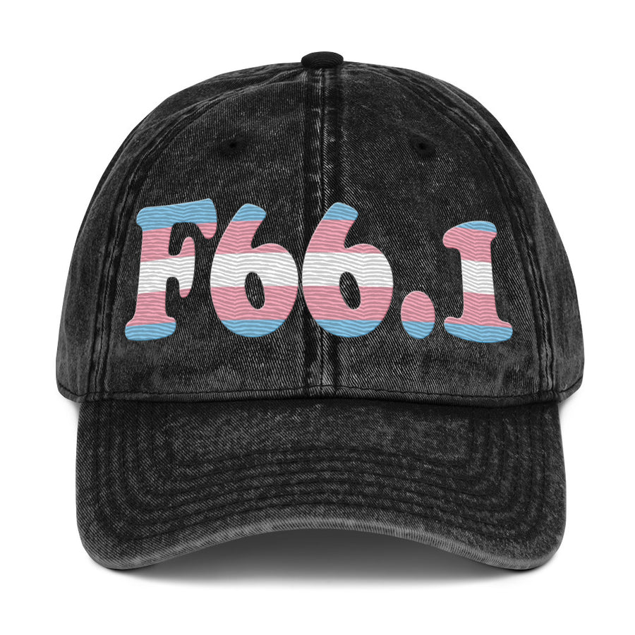 F66.1 Egodystonic Sexual Orientation: Trans Pride Vintage Cap