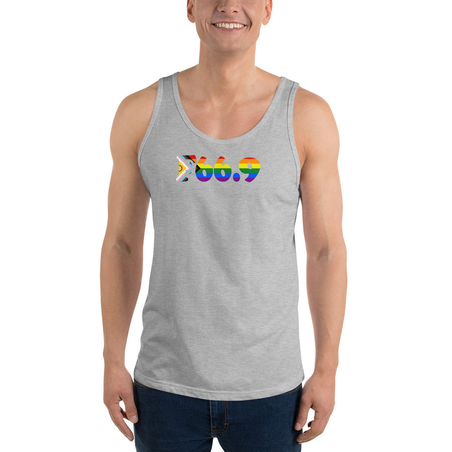 F66.9 Psychosexual Development Disorder, Unspecified: Progress + Intersex Pride Unisex Tank