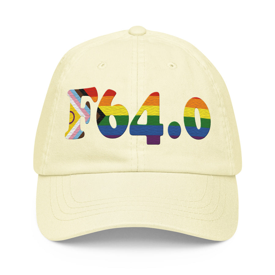 F64.0 Transsexualism: Progress + Intersex Pride Pastel Baseball Hat